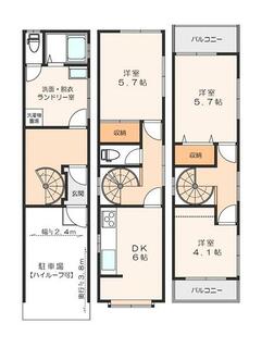 間取り：227103451258