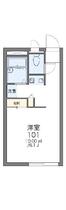 レオパレスウェスタンコート 107 ｜ 長野県須坂市大字塩川（賃貸アパート1K・1階・20.28㎡） その2