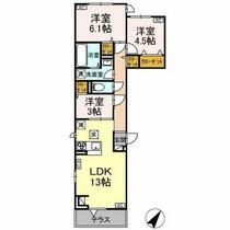 ＤＲＯＯＭ中町  ｜ 東京都町田市中町２丁目（賃貸アパート3LDK・1階・63.87㎡） その2