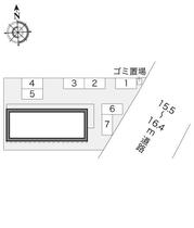 レオパレスパークウエスト開発 203 ｜ 福井県福井市開発５丁目（賃貸アパート1K・2階・23.18㎡） その3