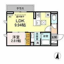 アナシエ徳丸 101 ｜ 東京都板橋区徳丸３丁目（賃貸アパート1LDK・1階・31.56㎡） その2