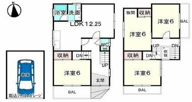 間取り：227102179886