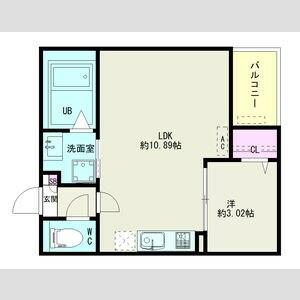 Ｊａｃｋ　ｋｏｍｅｉＩＩＩ201の間取り
