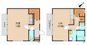 千葉県市川市新井１丁目（賃貸テラスハウス1LDK・--・60.60㎡） その2