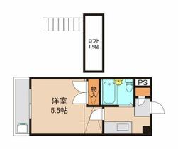 千葉県市川市欠真間２丁目（賃貸マンション1K・3階・16.15㎡） その2