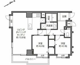 ウィン麻布十番ハラビル２階