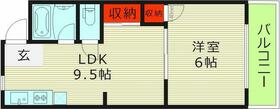 東洋ビル  ｜ 大阪府大阪市東成区大今里南６丁目（賃貸マンション1LDK・2階・30.00㎡） その2