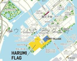 ＨＡＲＵＭＩ　ＦＬＡＧ　ＰＯＲＴ　ＶＩＬＬＡＧＥ　Ａ棟 1520 ｜ 東京都中央区晴海５丁目（賃貸マンション1LDK・15階・33.69㎡） その13