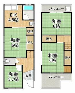 間取り：227104584315