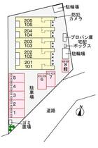 シエロガーデン高知 201 ｜ 高知県高知市大谷公園町（賃貸アパート1LDK・2階・38.81㎡） その3