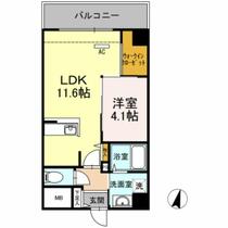 フォレストドルフ天神 405 ｜ 福岡県福岡市中央区天神３丁目（賃貸マンション1LDK・4階・39.61㎡） その2