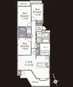 松戸六高台ベルパティオ１番館