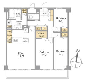 南向き「パレス永福」