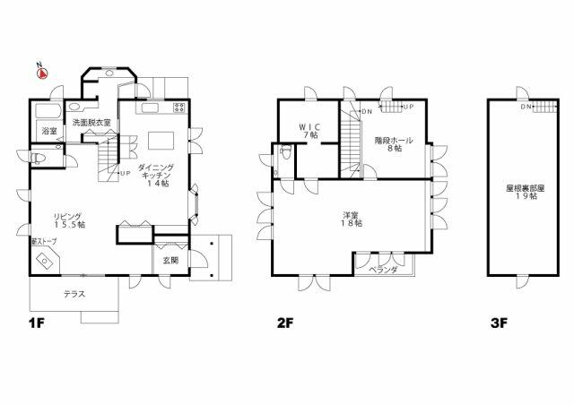 富山県富山市の一戸建て | 2280万円 | 1LDK | 347.37m² | Akiyama house finder