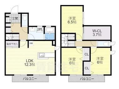 間取り：227098824375