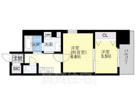 Ｓ－ＲＥＳＩＤＥＮＣＥ天満橋ａｒ  ｜ 大阪府大阪市北区天満１丁目（賃貸マンション1LDK・6階・31.71㎡） その2