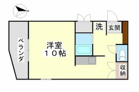 Ｋ’ｓガーデン住吉Ⅱ  ｜ 徳島県徳島市住吉１丁目（賃貸マンション1K・2階・37.60㎡） その2