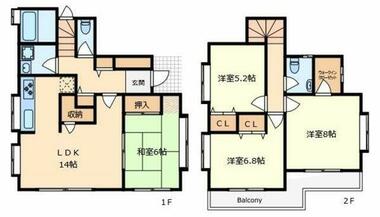 間取り：213144432256