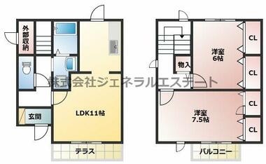 間取り：227102321581