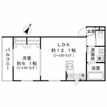 埼玉県さいたま市緑区太田窪１丁目（賃貸アパート1LDK・2階・41.40㎡） その2