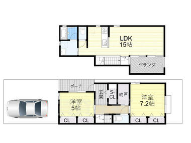 間取り：227104323666