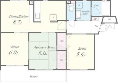 間取り：227103449537