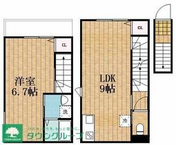 東京都大田区大森北６丁目（賃貸アパート1LDK・1階・41.60㎡） その2