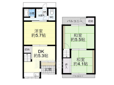 間取り：227101357389