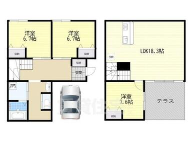 間取り：227102733755