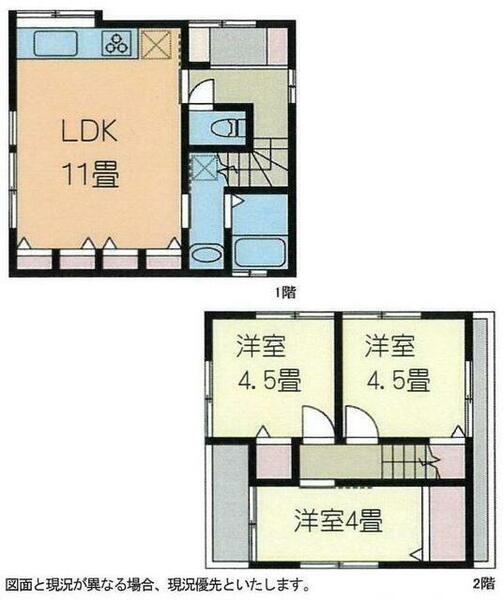 曽谷８丁目戸建て｜千葉県市川市曽谷８丁目(賃貸一戸建3LDK・--・59.48㎡)の写真 その2