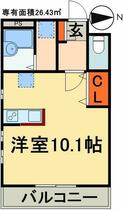 千葉県千葉市花見川区幕張本郷３丁目（賃貸マンション1K・3階・26.43㎡） その2