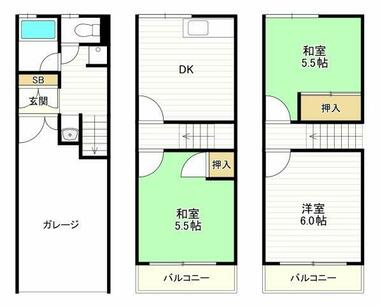 間取り：227100835454