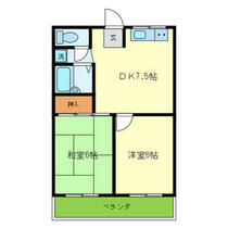 ラフィーネハイツ 205 ｜ 大阪府八尾市老原５丁目（賃貸アパート2DK・2階・40.50㎡） その2