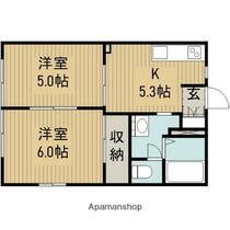 コブチ・カルミア 102 ｜ 神奈川県相模原市南区西大沼２丁目（賃貸アパート2K・1階・35.30㎡） その2