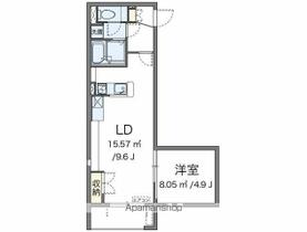 レオネクストボナール 201 ｜ 東京都立川市富士見町６丁目（賃貸アパート1LDK・2階・38.78㎡） その2