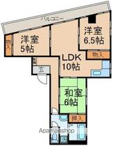 第２宝伊ビル 402 ｜ 東京都昭島市昭和町２丁目（賃貸マンション3LDK・4階・72.43㎡） その2