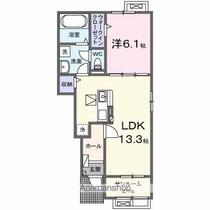 ロワゾーブルーＰ 102 ｜ 千葉県香取市新寺（賃貸アパート1LDK・1階・50.01㎡） その2