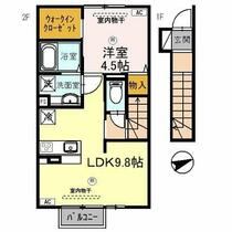 ＮＩＣＯ１ 203 ｜ 福井県坂井市春江町定重（賃貸アパート1LDK・2階・42.14㎡） その2