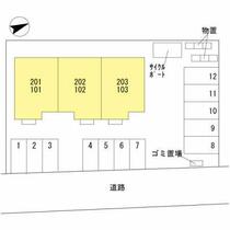 プレミアＨⅢ 101 ｜ 福井県福井市石盛２丁目（賃貸アパート1LDK・1階・51.57㎡） その3