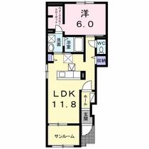 グレイスフル　Ⅲ 101 ｜ 大分県大分市大字津守（賃貸アパート1LDK・1階・50.03㎡） その2