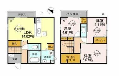 間取り：227105467786
