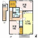 岡山市中区江並 2階建 築19年のイメージ