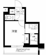 パークウェル浅草 402 ｜ 東京都墨田区吾妻橋１丁目（賃貸マンション1K・4階・20.68㎡） その2