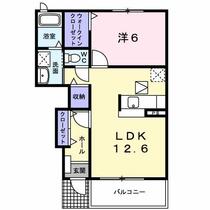 グランドール　Ｂ 102 ｜ 宮城県仙台市泉区北中山４丁目（賃貸アパート1LDK・1階・46.22㎡） その2