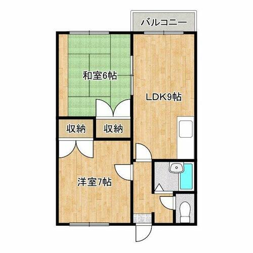 サンハイツ田宮B棟_間取り_0