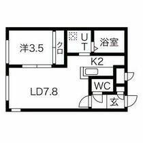 ｒｕーｂｉー５（ルービーファイブ） 202 ｜ 北海道札幌市北区北二十条西６丁目（賃貸マンション1LDK・2階・30.80㎡） その2