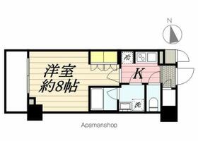 東京都新宿区北新宿３丁目（賃貸マンション1K・3階・25.51㎡） その2