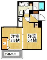 福岡県福岡市城南区鳥飼５丁目（賃貸マンション1DK・4階・27.00㎡） その2