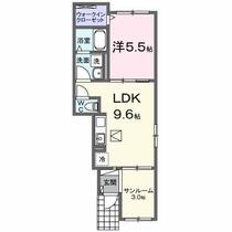 セブンヒルズⅢ 105 ｜ 宮城県黒川郡大和町吉岡東３丁目（賃貸アパート1LDK・1階・40.10㎡） その2