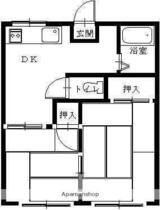 ガルダⅠ 201 ｜ 鹿児島県鹿児島市千年１丁目（賃貸アパート2K・2階・38.00㎡） その2